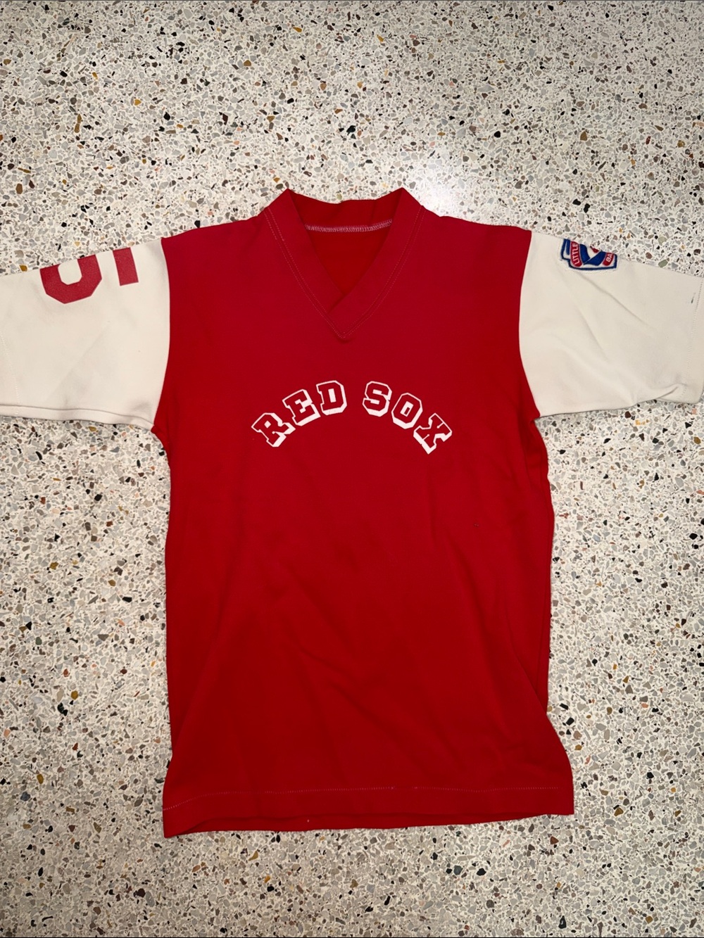 Vintage Boston Red Sox little league baseball jersey small s